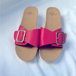 Hot Pink Sandal Slides, NWT